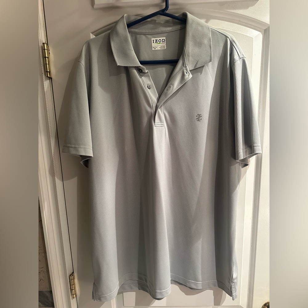 IZOD Golf Polo  Light Grey 2XL. New Never Worn. Only Tried On.